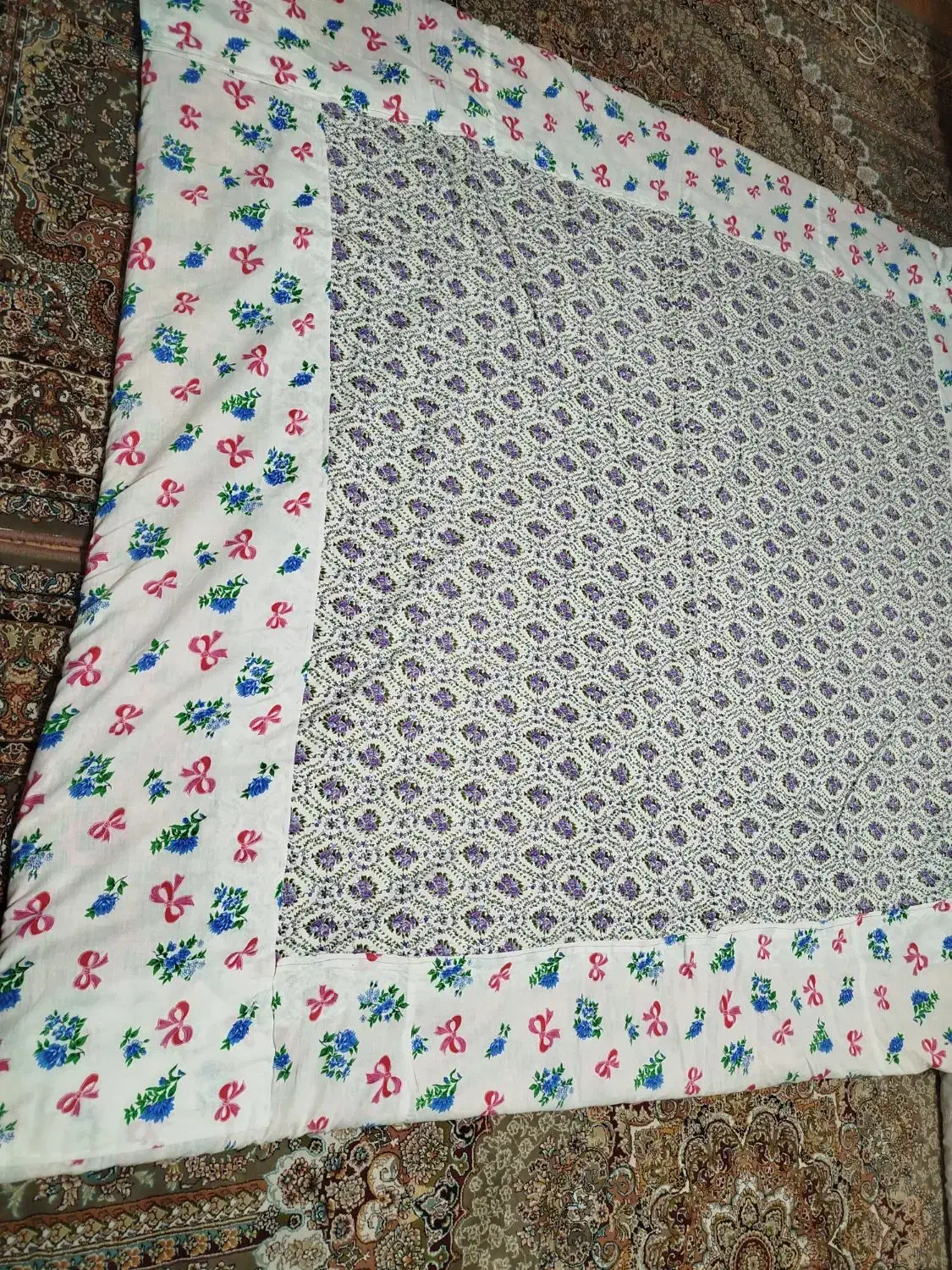 لحاف دو نفره|رختخواب، بالش، پتو|پرند, فاز ۵|دیوار