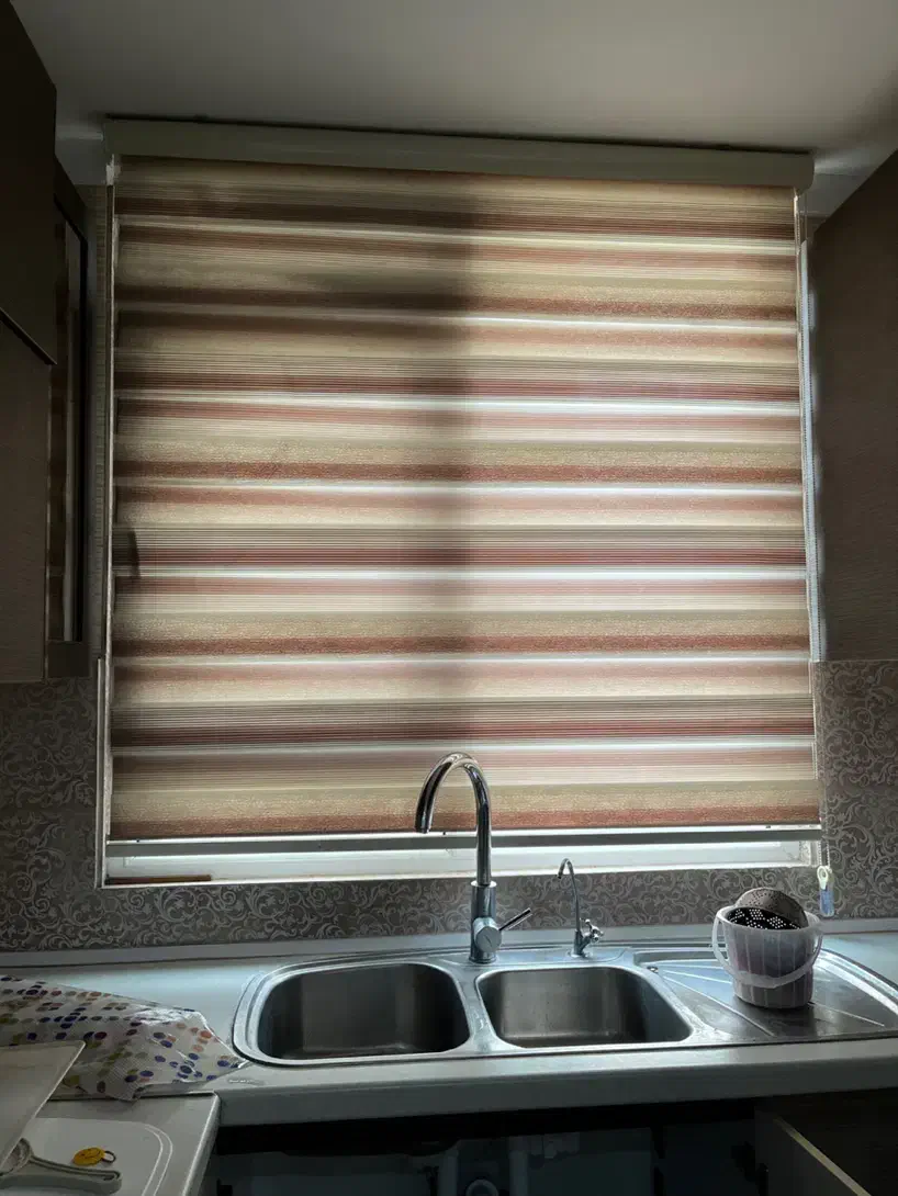 دو عدد پرده زبرا|پرده، رانر، رومیزی|تهران, فردوس|دیوار