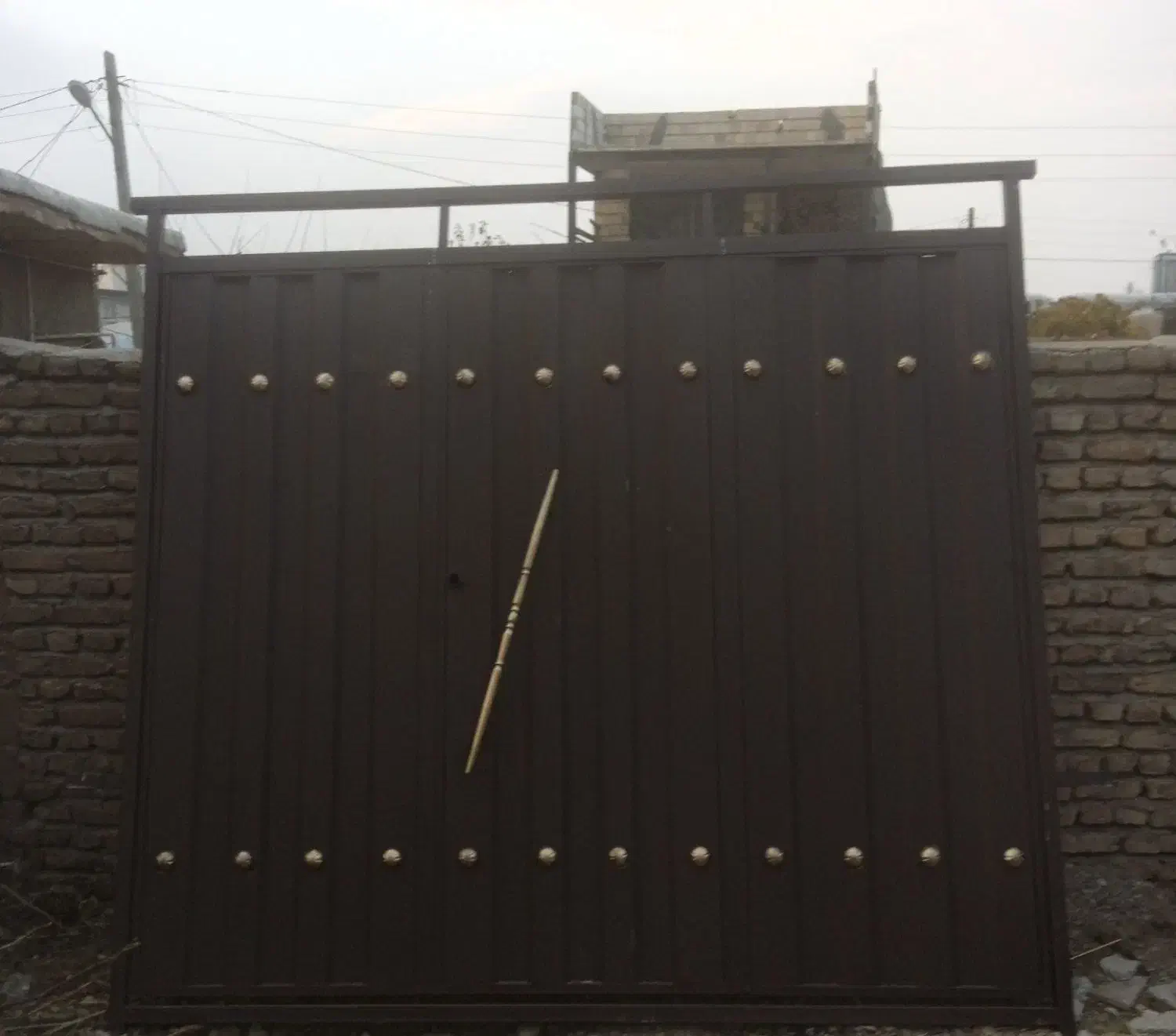 درب حیاط ماشین رو|مصالح و تجهیزات ساختمان|نهاوند, |دیوار