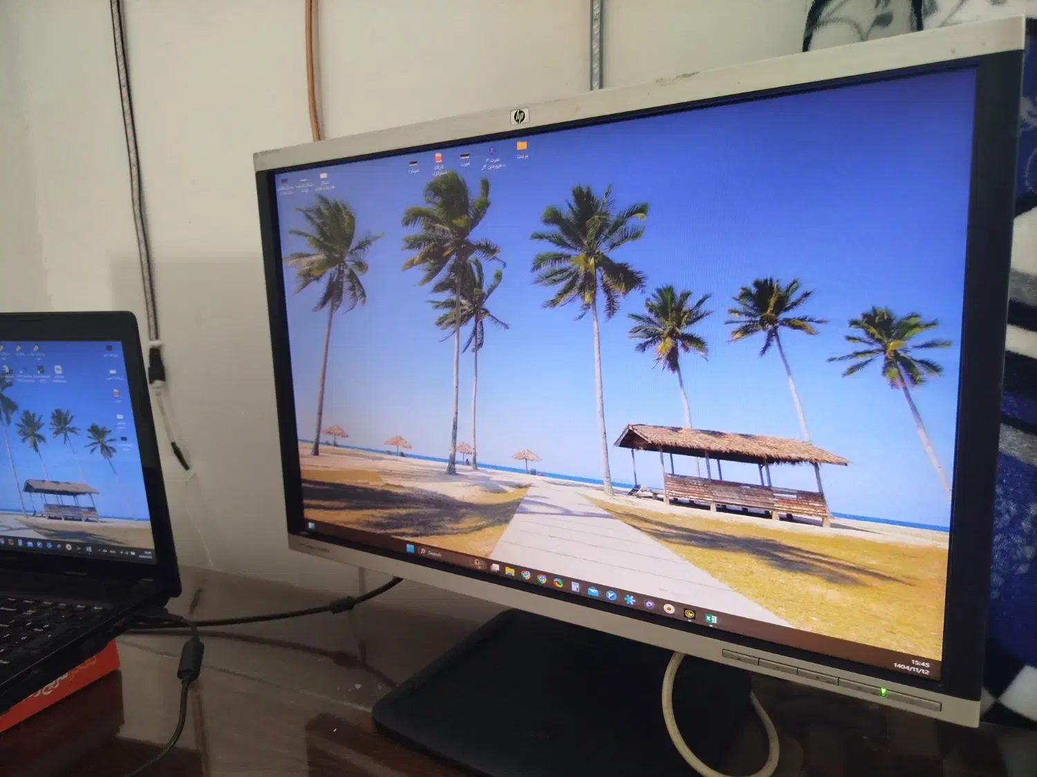 مانیتور 24 اینچ hp|قطعات و لوازم جانبی رایانه|آبیک, |دیوار