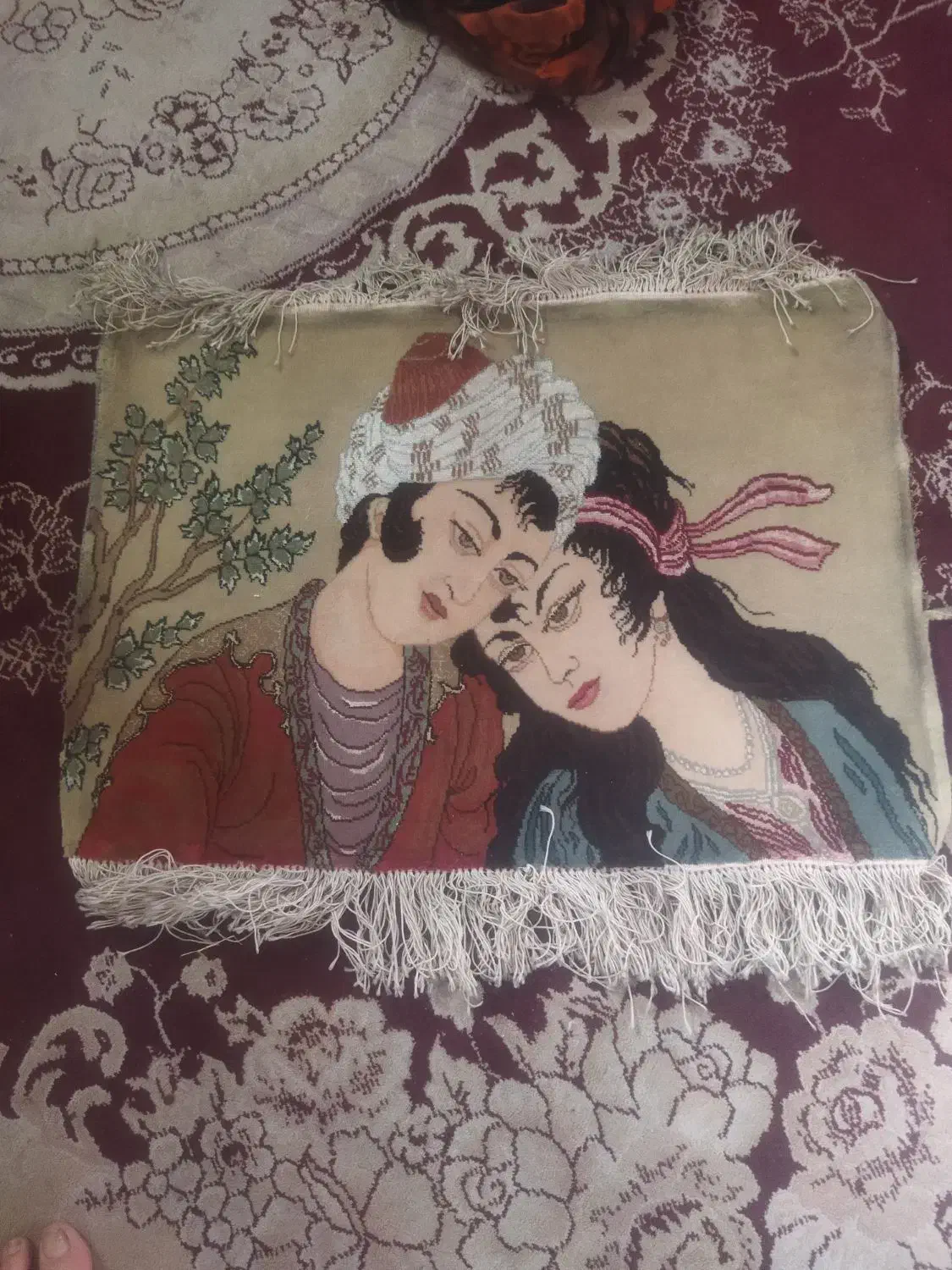 تابلو فرش|تابلو فرش|آباده, |دیوار