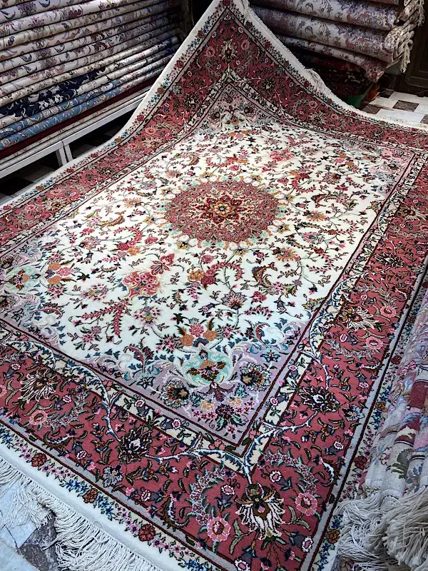 فرش دستباف جفت ۹ متری کاشمر علیا نو آکبند دستبافت|فرش|تهران, مولوی|دیوار