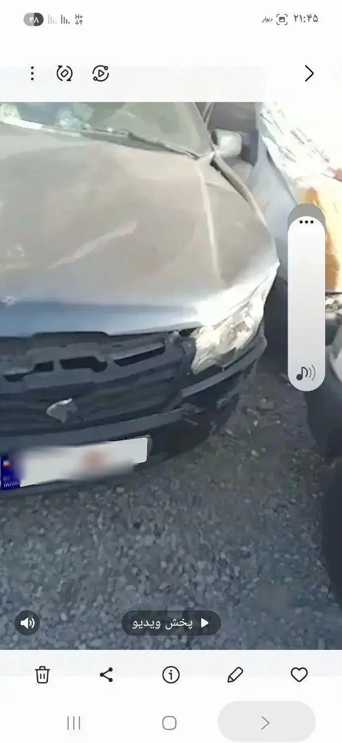 تصادفی|خودرو سواری و وانت|قدس, شهر‌قدس|دیوار