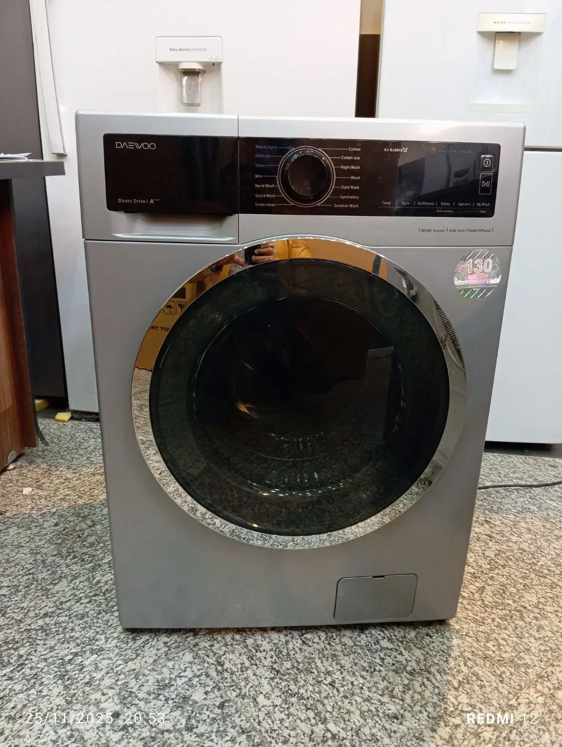 لباسشویی ۸کیلویی گیربکسی درحدنوباگارانتی دوو و لجی|ماشین لباسشویی و خشککن لباس|مشهد, ولیعصر (شهرک غرب)|دیوار