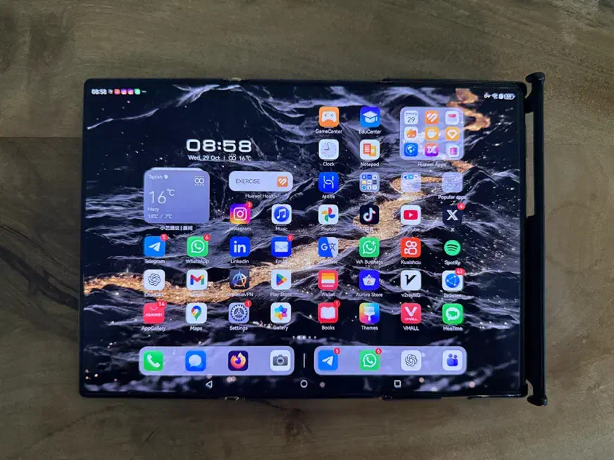 هواوی Mate XT تاشو سهلایه 512GB مشکی|موبایل|تهران, زعفرانیه|دیوار