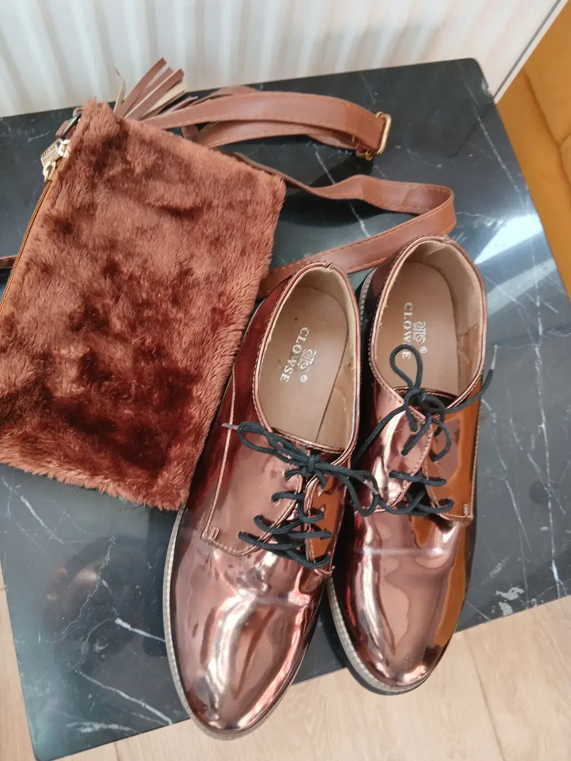 کفش ورنی کیف نو|کیف، کفش، کمربند|شیراز, لاله|دیوار