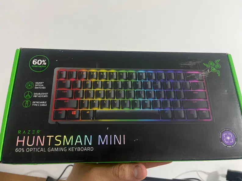 کیبورد گیمینگ مکانیکی ریزر huntsman mini|قطعات و لوازم جانبی رایانه|کرمان, |دیوار