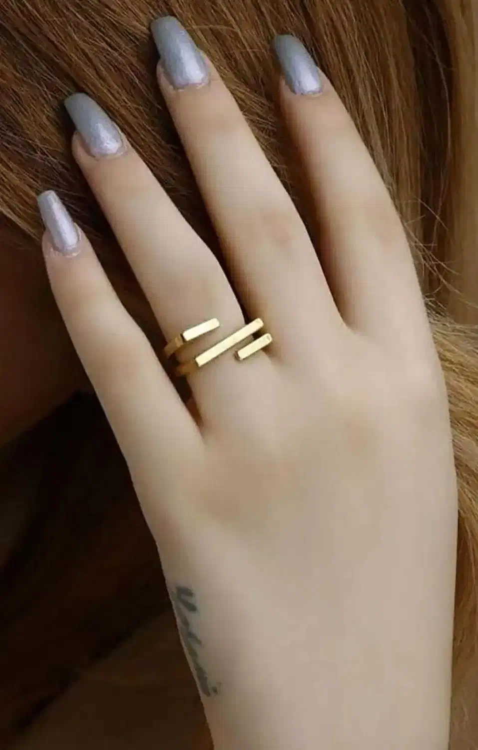 انگشتر مینیمال از زیر ۱ گرم|جواهرات|تهران, عبدل‌آباد|دیوار