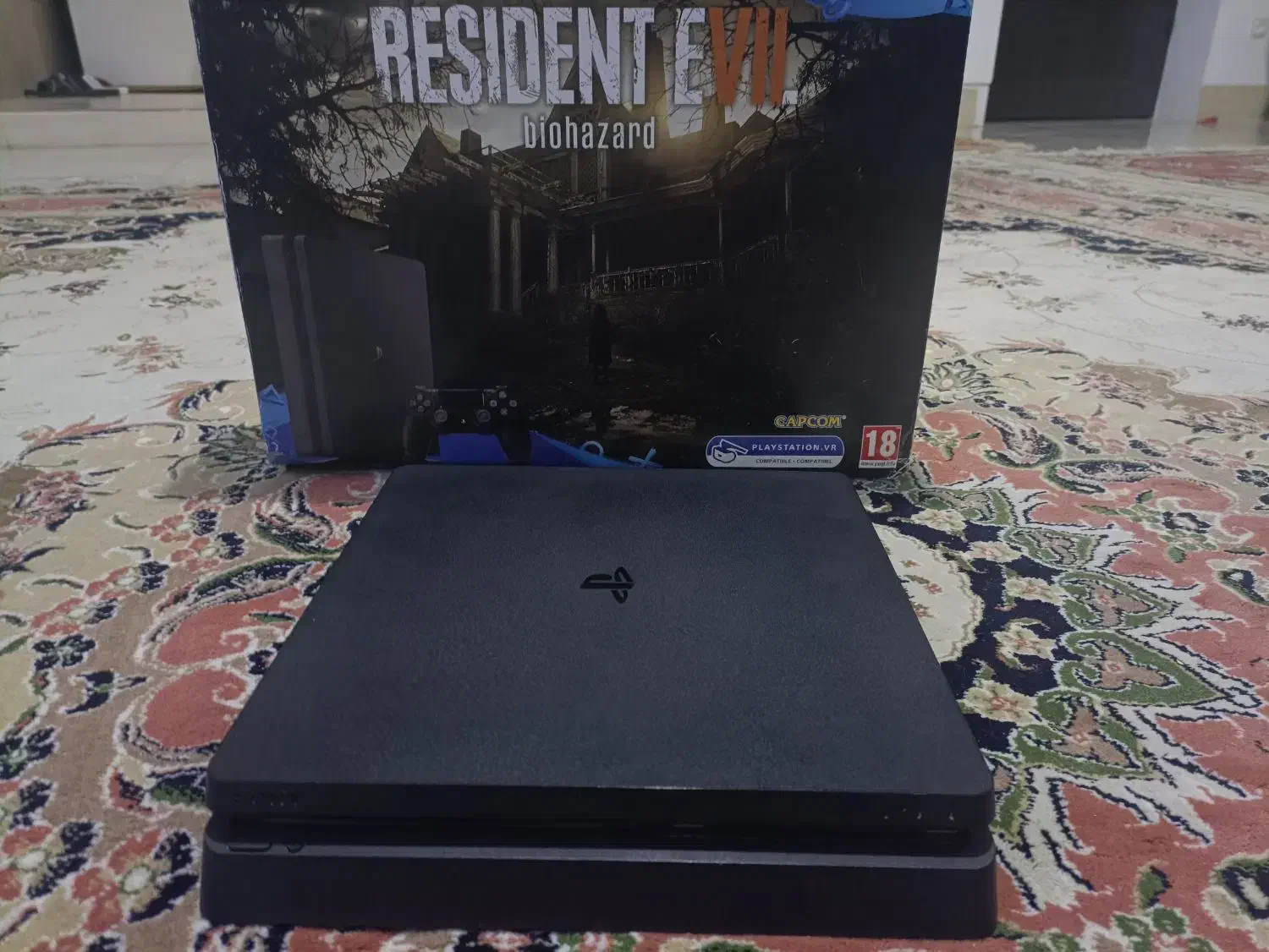 ps4 slim دو دسته اروپا|کنسول، بازی ویدئویی و آنلاین|شیراز, شهرک گلستان|دیوار