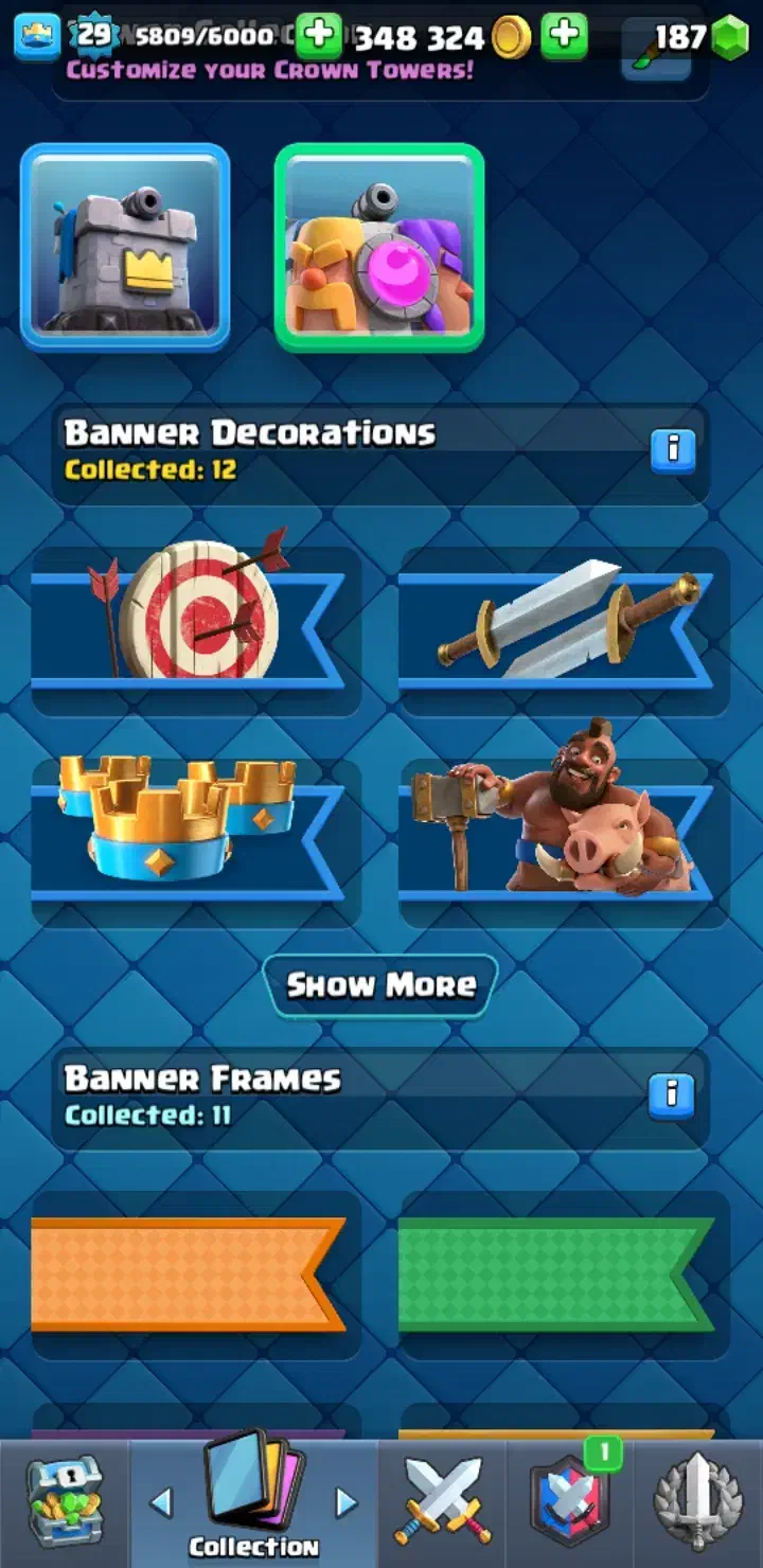 اکانت کلش رویال آرنا ۱۵|کنسول، بازی ویدئویی و آنلاین|ساری, |دیوار