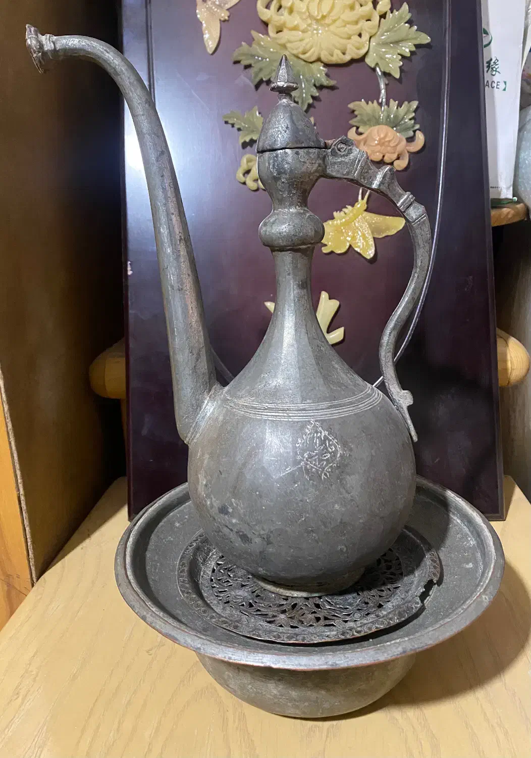 آفتابه لگن قدیمی|کلکسیون اشیاء عتیقه|کرمان, |دیوار