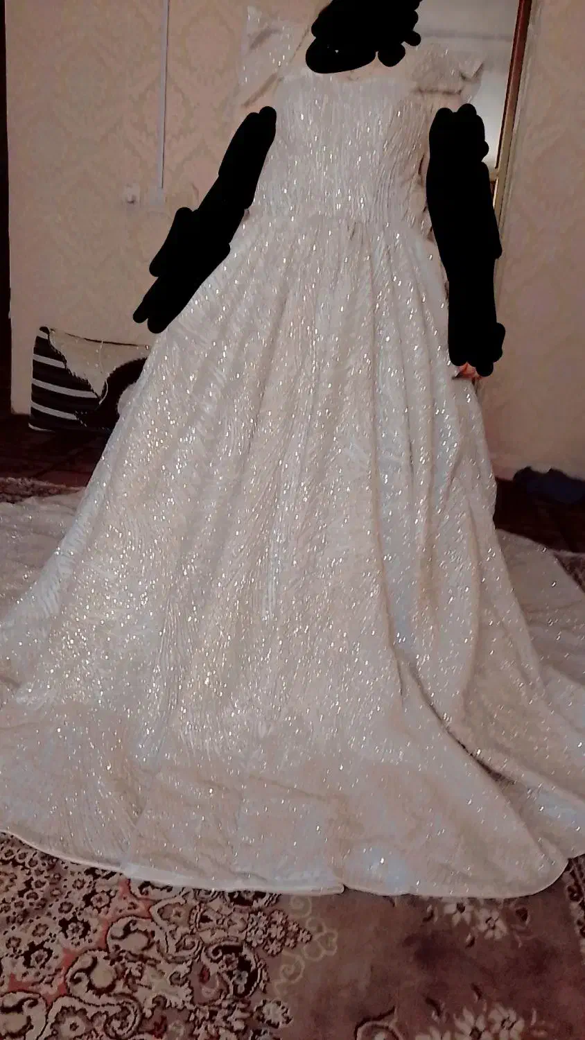 لباس عروس فقط یکبار استفاده شده|لباس|قشم, |دیوار