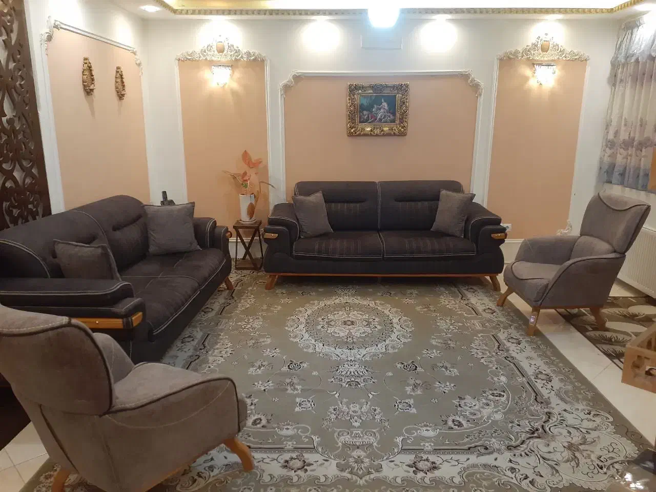 مبل راحتی|مبلمان خانگی و میز عسلی|گلبهار, شهر جدید گلبهار|دیوار