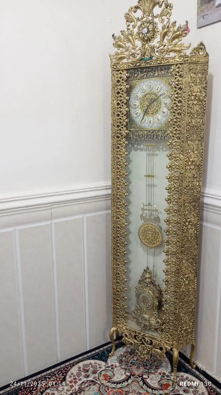 میز،بوفه،ساعت ایستاده طرح برنز|بوفه، ویترین، کنسول|دورود, |دیوار