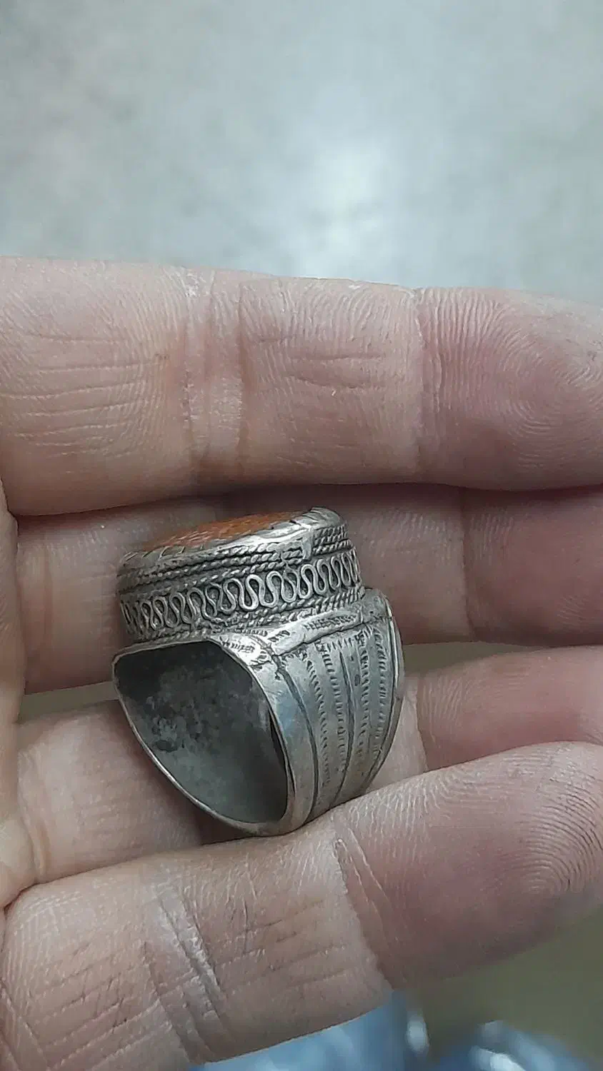 انگشتر نقره قدیم اصل|جواهرات|تهران, اتحاد|دیوار