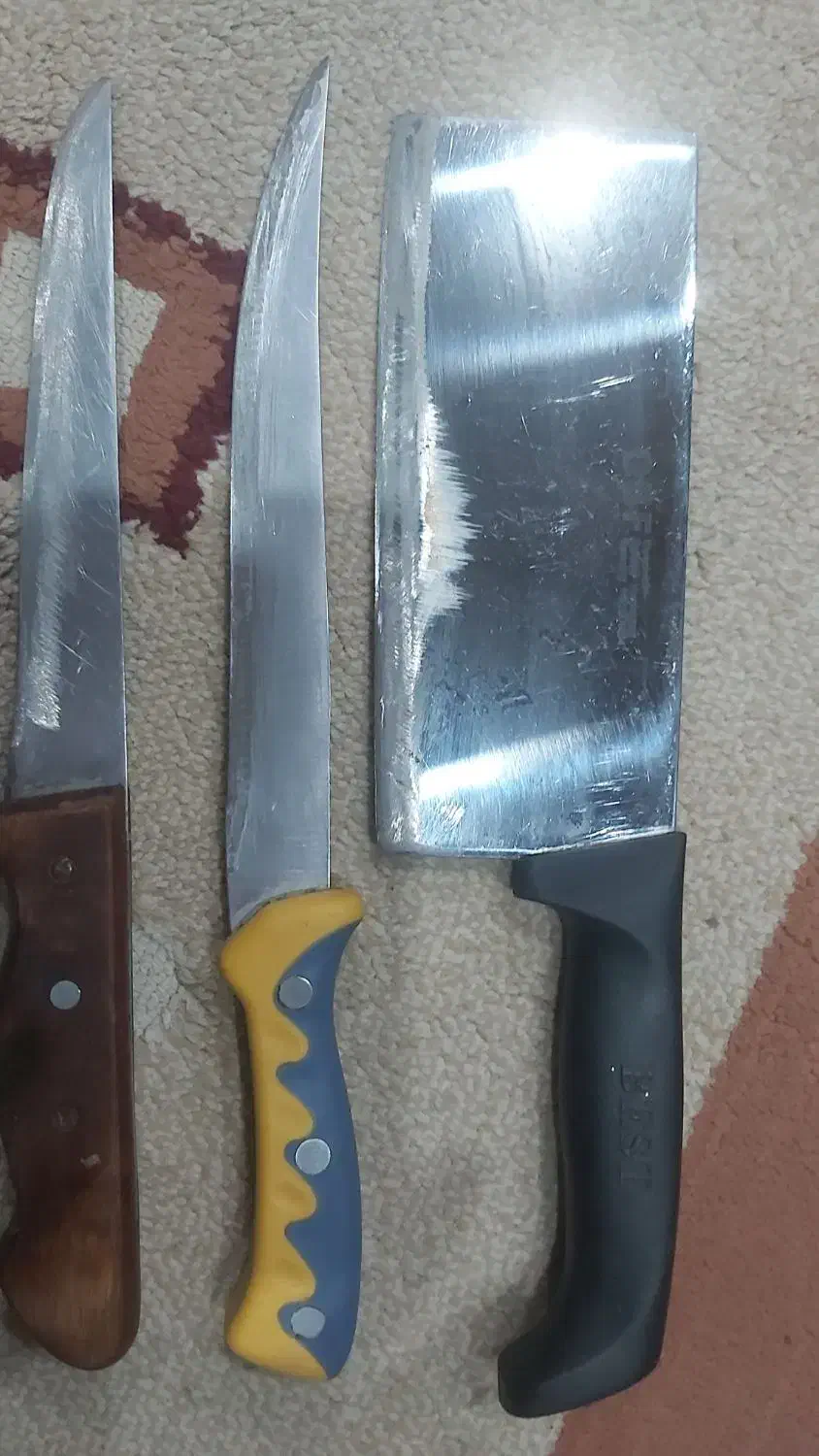 چاقو و ساطور|ظروف پختوپز|بندر انزلی, سید آسیه|دیوار