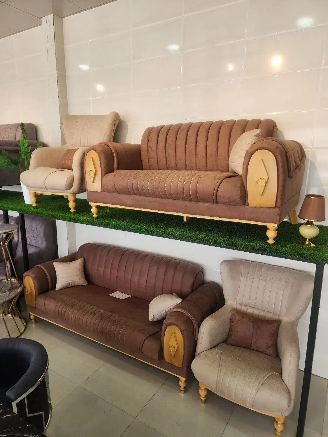 مبل ۷نفره سلین فقط به صورت اقساط|مبلمان خانگی و میز عسلی|خورموج, |دیوار