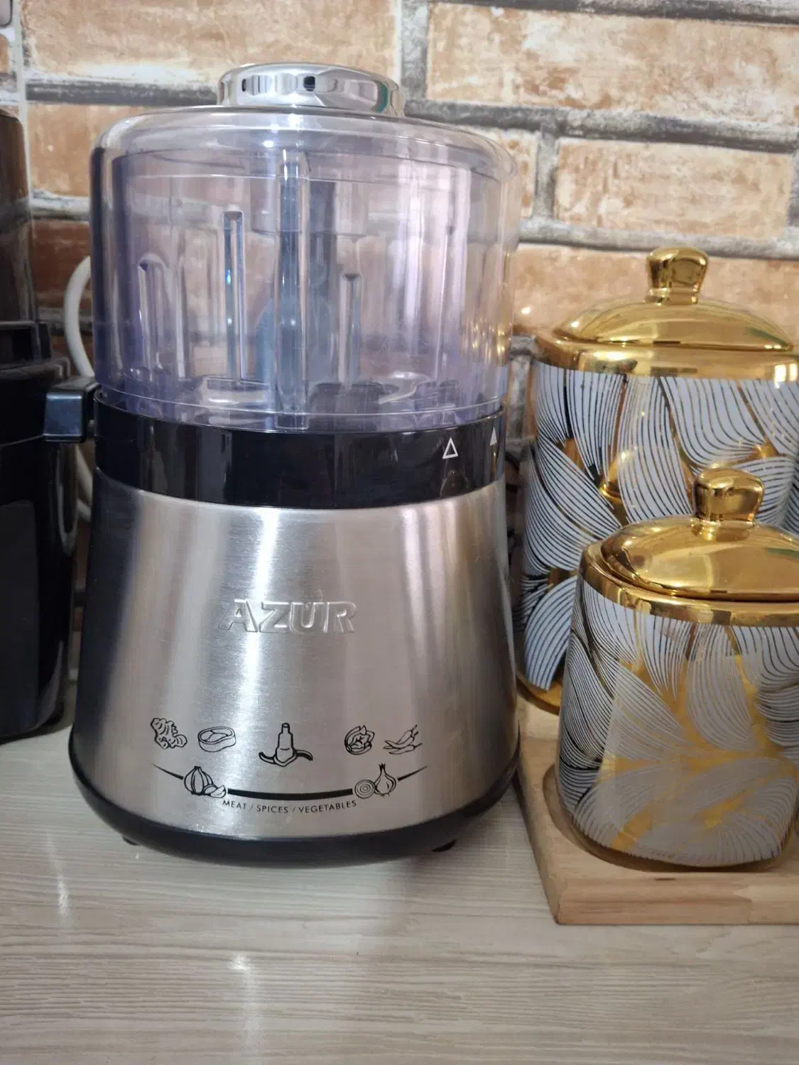 چرخ گوشت استیل مدل آزور|خردکن، آسیاب، غذاساز|قره ضیاالدین, |دیوار