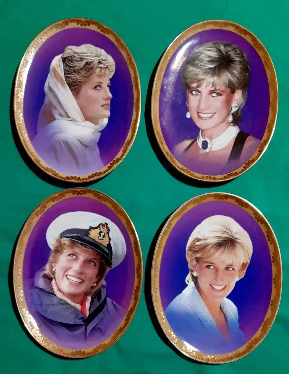 ست کلکسیونی بشقاب یادبود پرنسس دایانا|کلکسیون اشیاء عتیقه|شیراز, حومه شیراز|دیوار