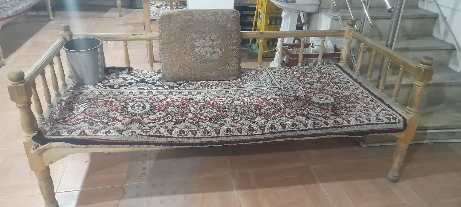 تخت چوبی، قلیان، قهوه ساز، آبسردکن|حراج|اندیمشک, |دیوار