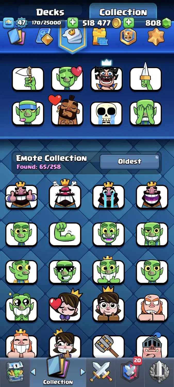 اکانت ناب کلش رویال لول47|کنسول، بازی ویدئویی و آنلاین|تهران, نیروی هوایی (پیروزی)|دیوار