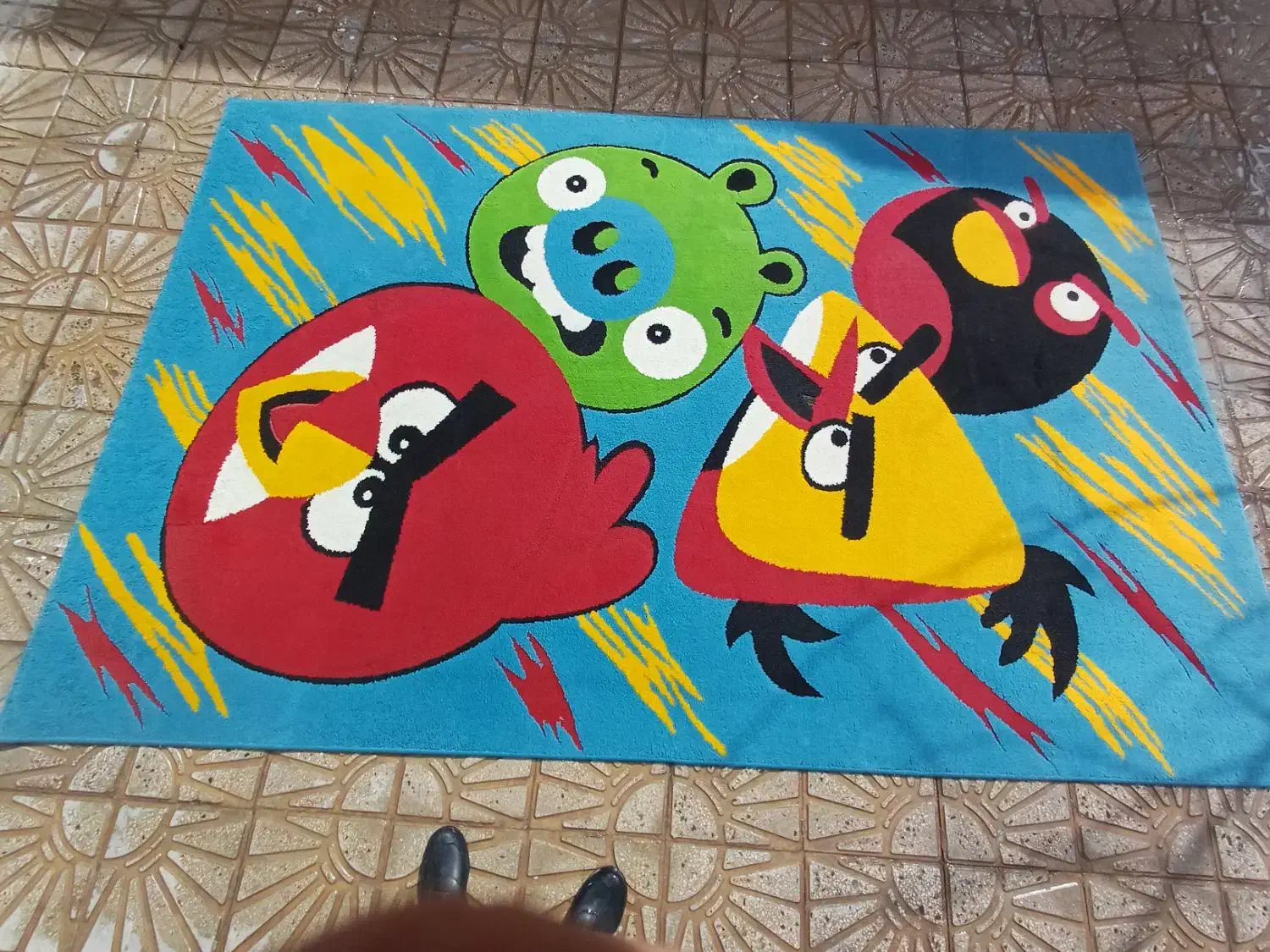 گلیم فرش ماشینی ۲در۳|گلیم، جاجیم، گبه|کرمان, |دیوار