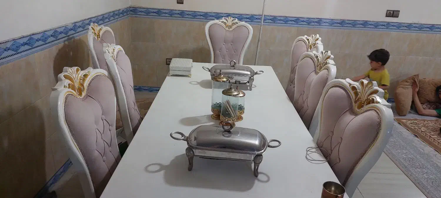 میز ناهار خوری 8 نفره|مبلمان خانگی و میز عسلی|قرچک, باقرآباد|دیوار