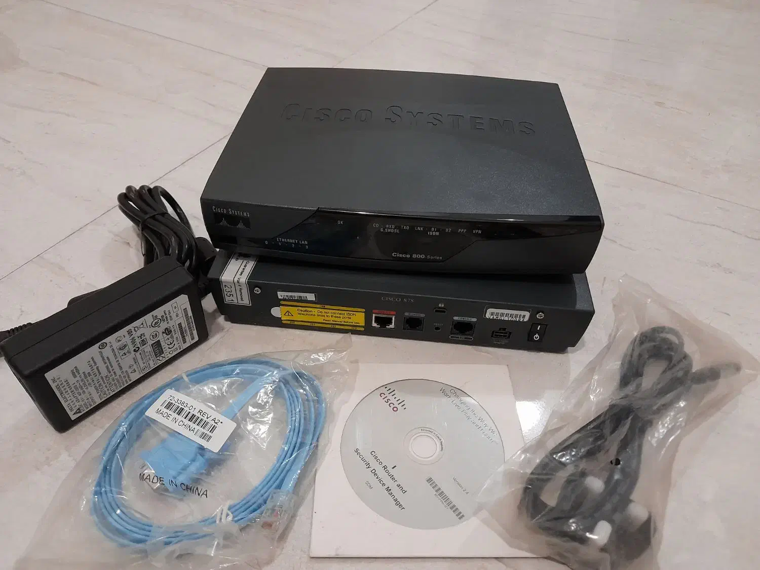 روتر سیسکو مدل ۸۷۸ نو آکبند|مودم و تجهیزات شبکه|مشگین شهر, |دیوار