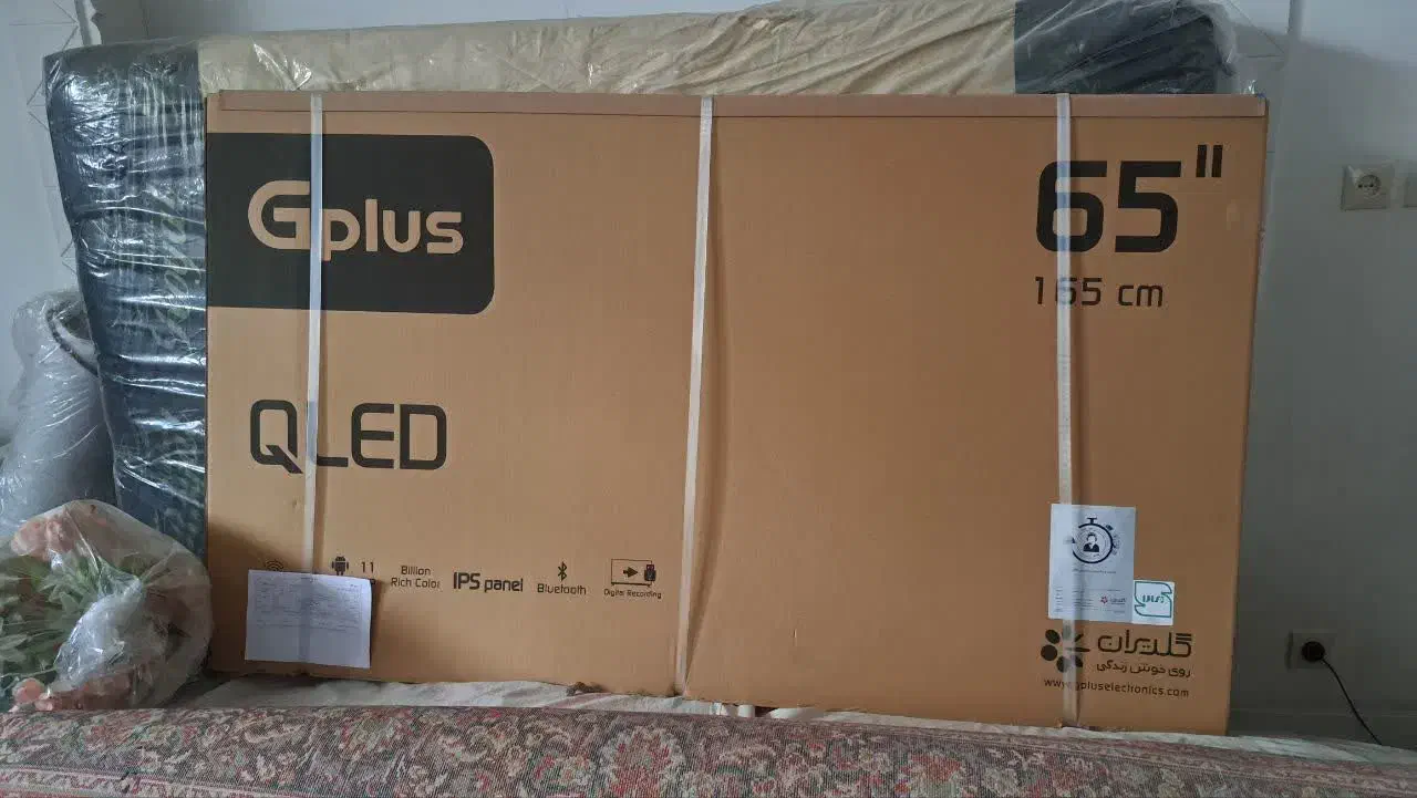 تلویزیون 65 اینچ جی پلاس|تلویزیون و پروژکتور|سمنان, |دیوار