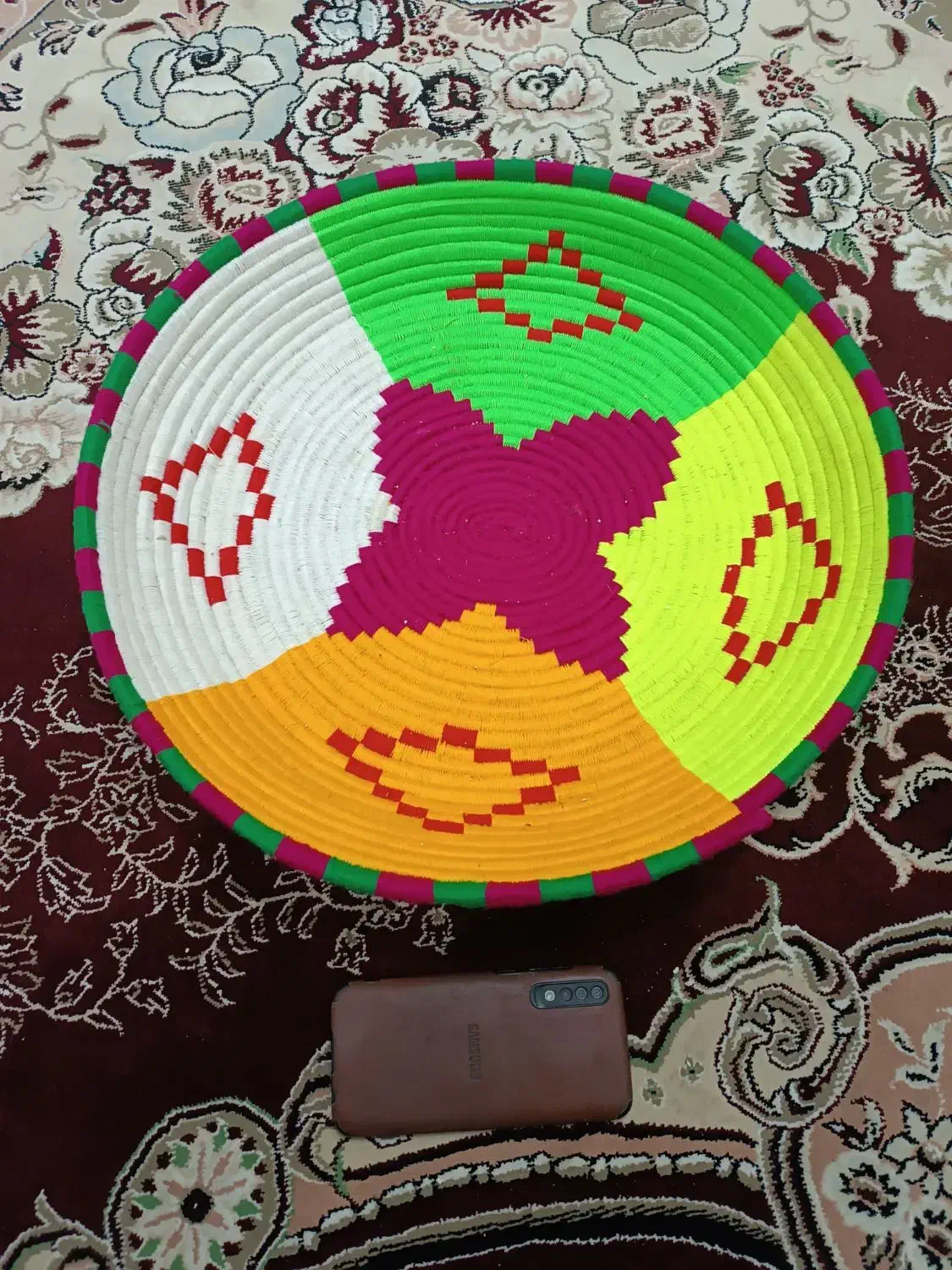 سبد تزئینی|صنایع دستی و سایر لوازم تزئینی|مهر, |دیوار