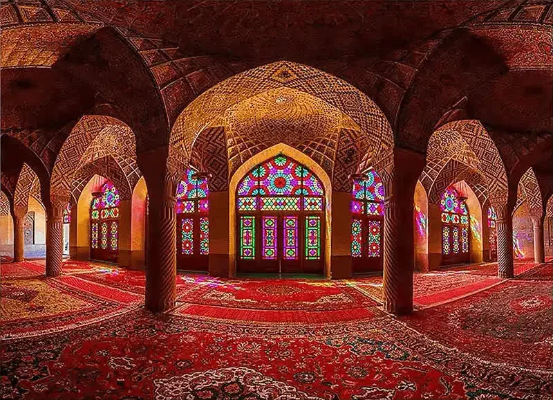 مصالح فرش مسجد نصیرالملک شیرازی|تابلو فرش|تبریز, |دیوار