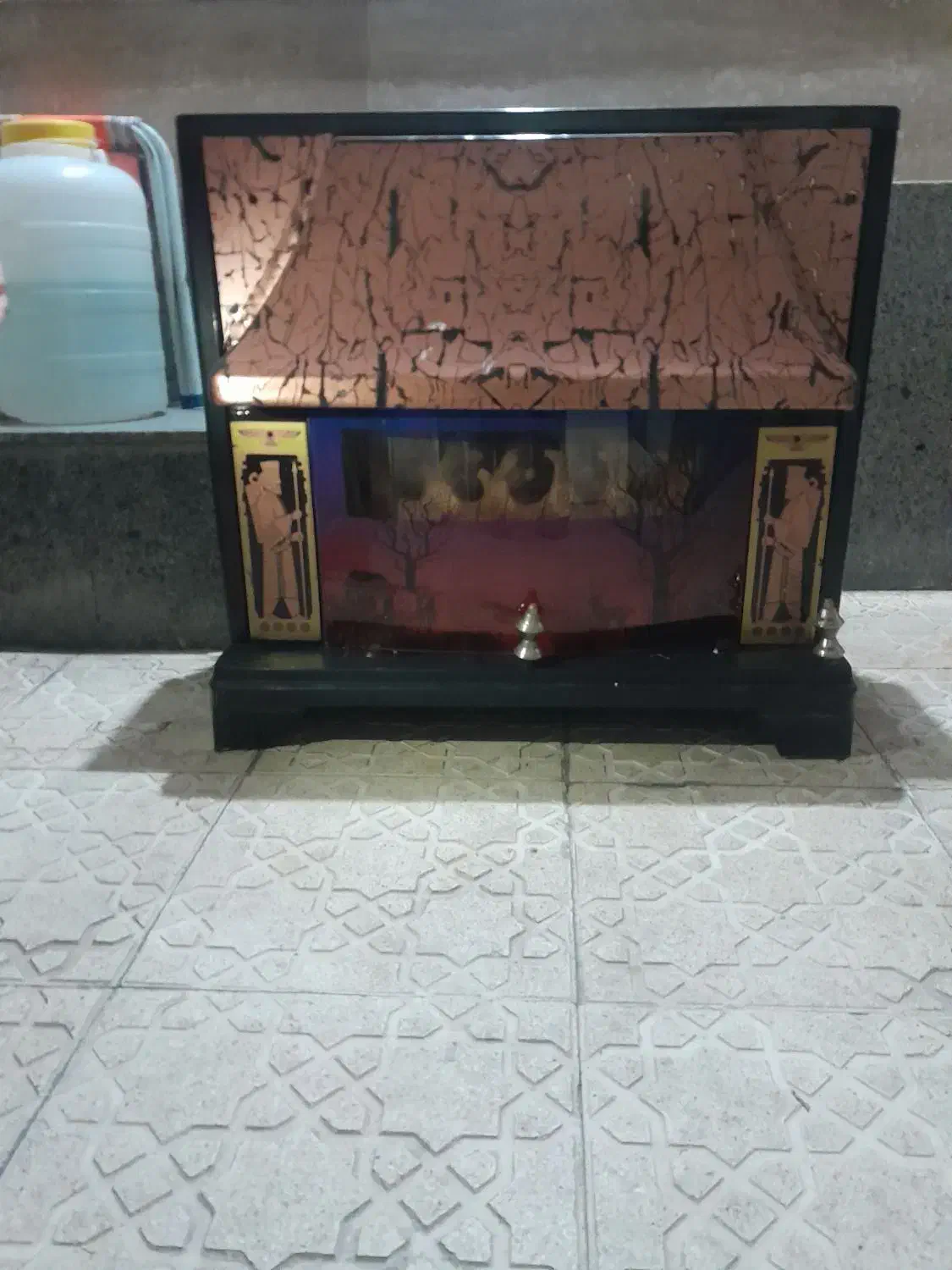 بخاری طرح شومینه تمیز|بخاری، هیتر، شومینه|تبریز, |دیوار