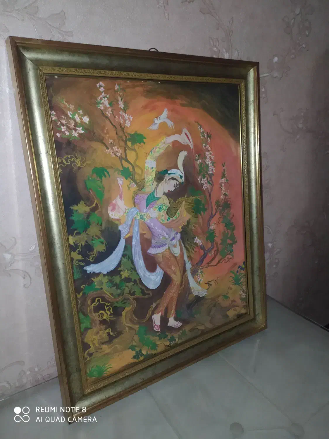 تابلو نقاشی مینیاتور|تابلو، نقاشی، عکس|قم, پردیسان|دیوار