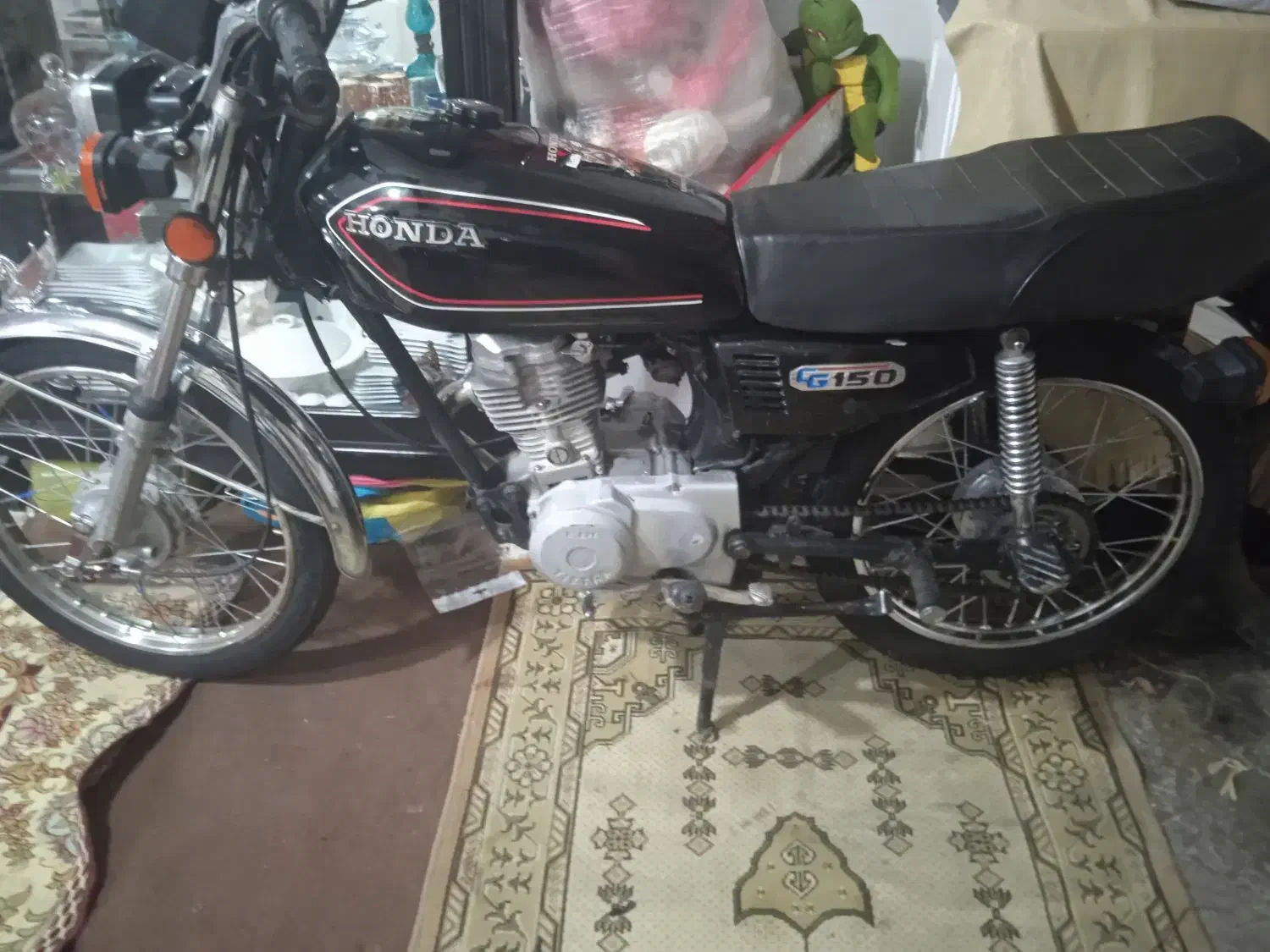 موتورسیکلت مزایده شافت وقلاف دنده های شکسته|موتورسیکلت|قروه, |دیوار