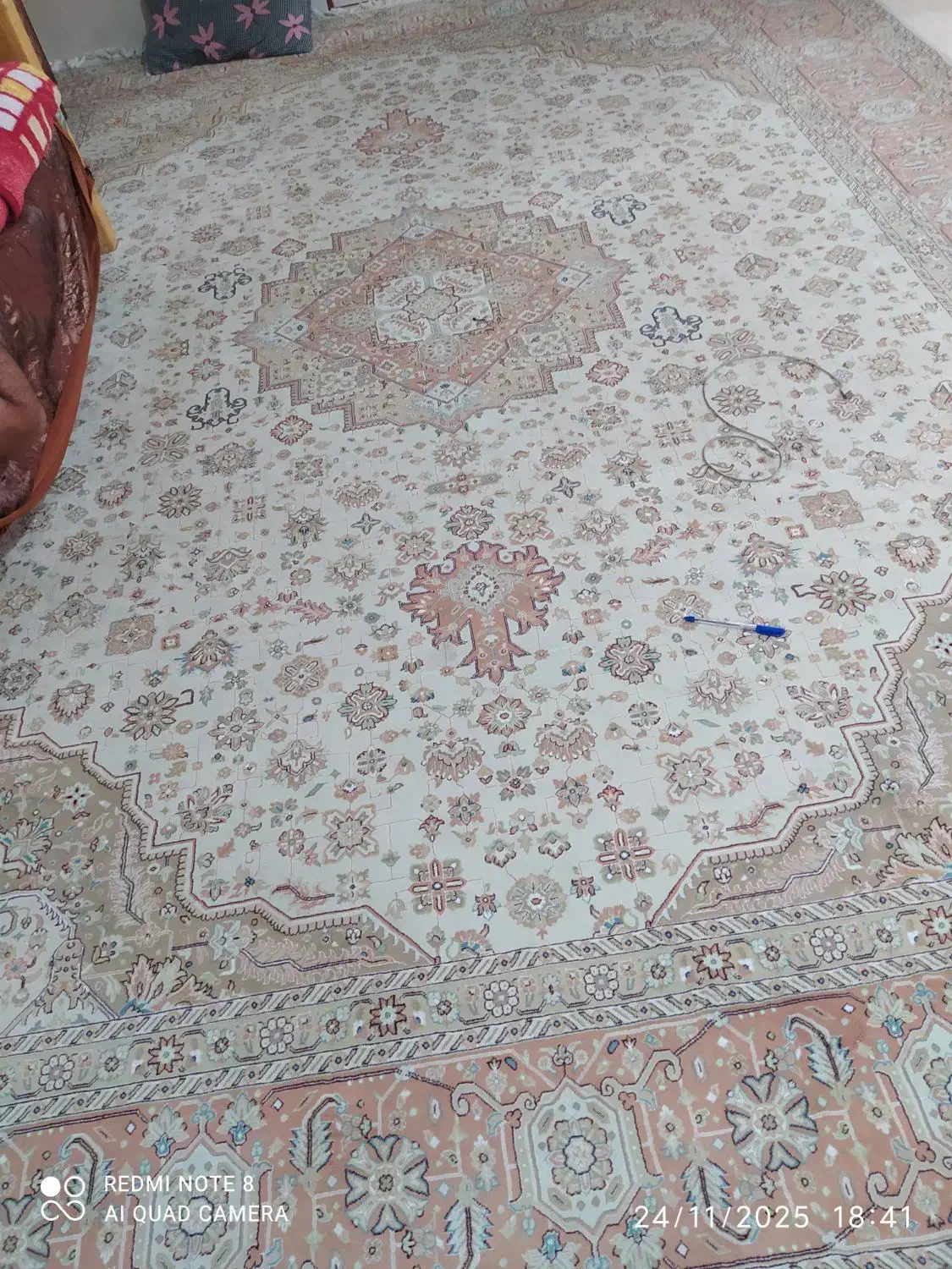 فرش ۱۲متری|فرش|کاشان, سلطان امیر احمد|دیوار