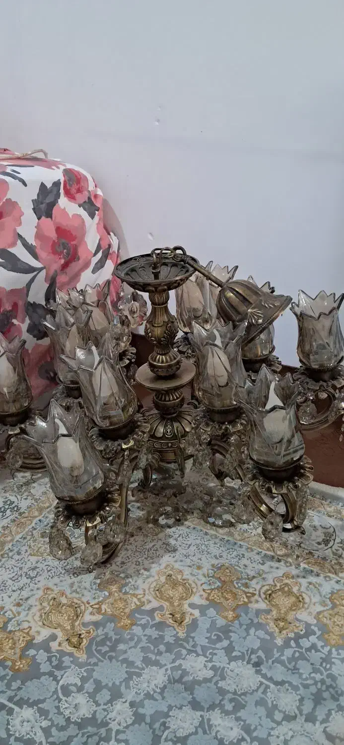 لوستر برنز|لوستر و چراغ آویز|قم, پردیسان|دیوار