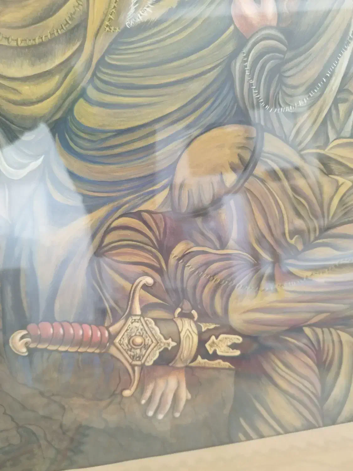 تابلوی نقاشی نفیس حضرت علی|تابلو، نقاشی، عکس|پردیس, فاز ۳|دیوار