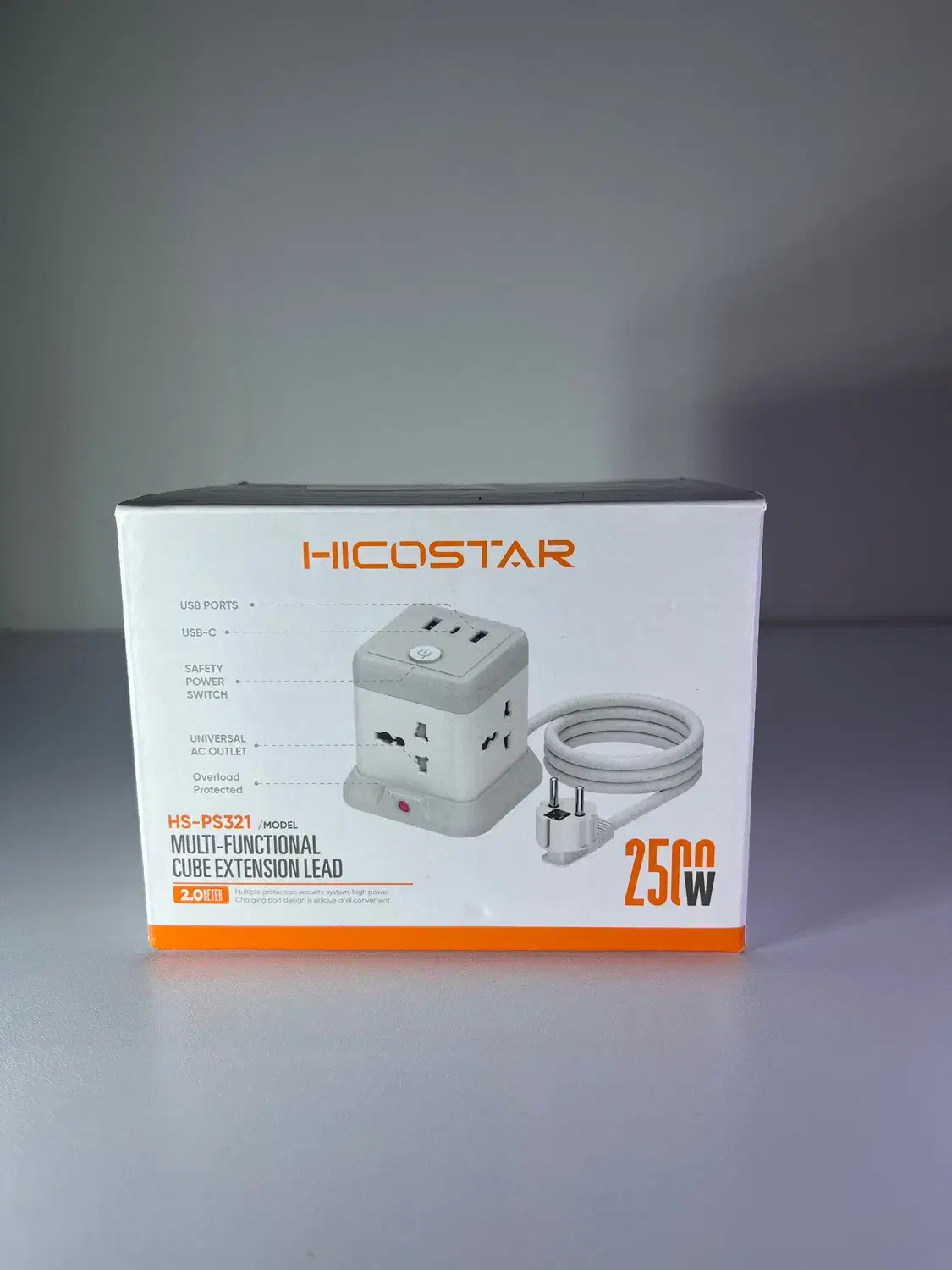 چند راهی 4 خانه هایکو استار HS-PS321با کابل 2 متری|سایر لوازم برقی|قم, باجک دو|دیوار