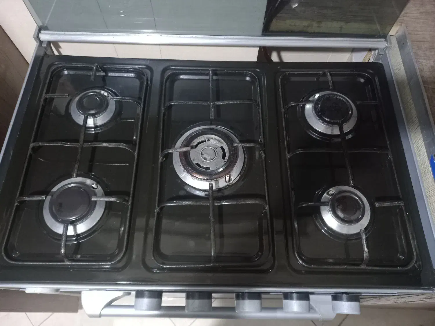 گاز ۵ شعله طرح فر مدل مارال|اجاق گاز و لوازم برقی پختوپز|پردیس, فاز ۴|دیوار