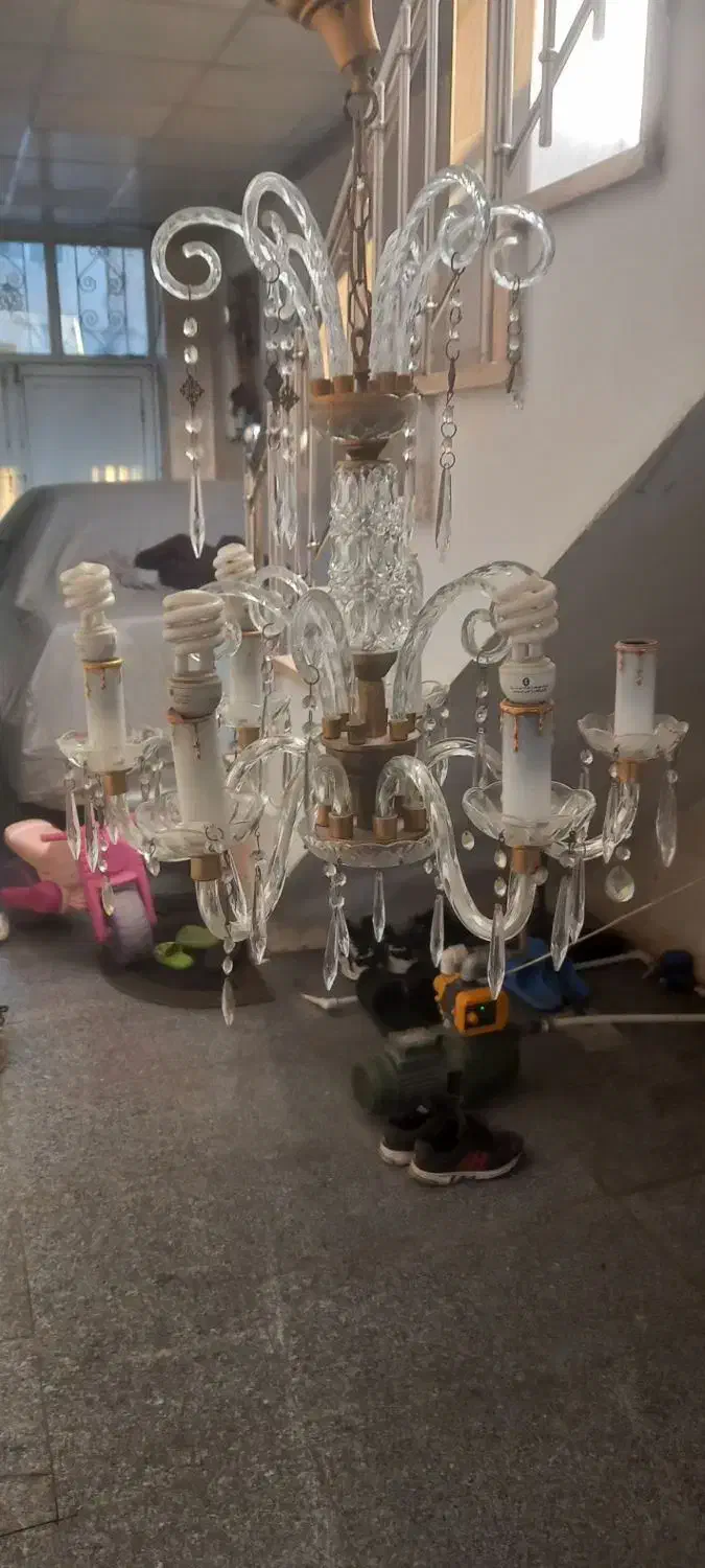 لوستر شیشه ای|لوستر و چراغ آویز|نسیمشهر, |دیوار