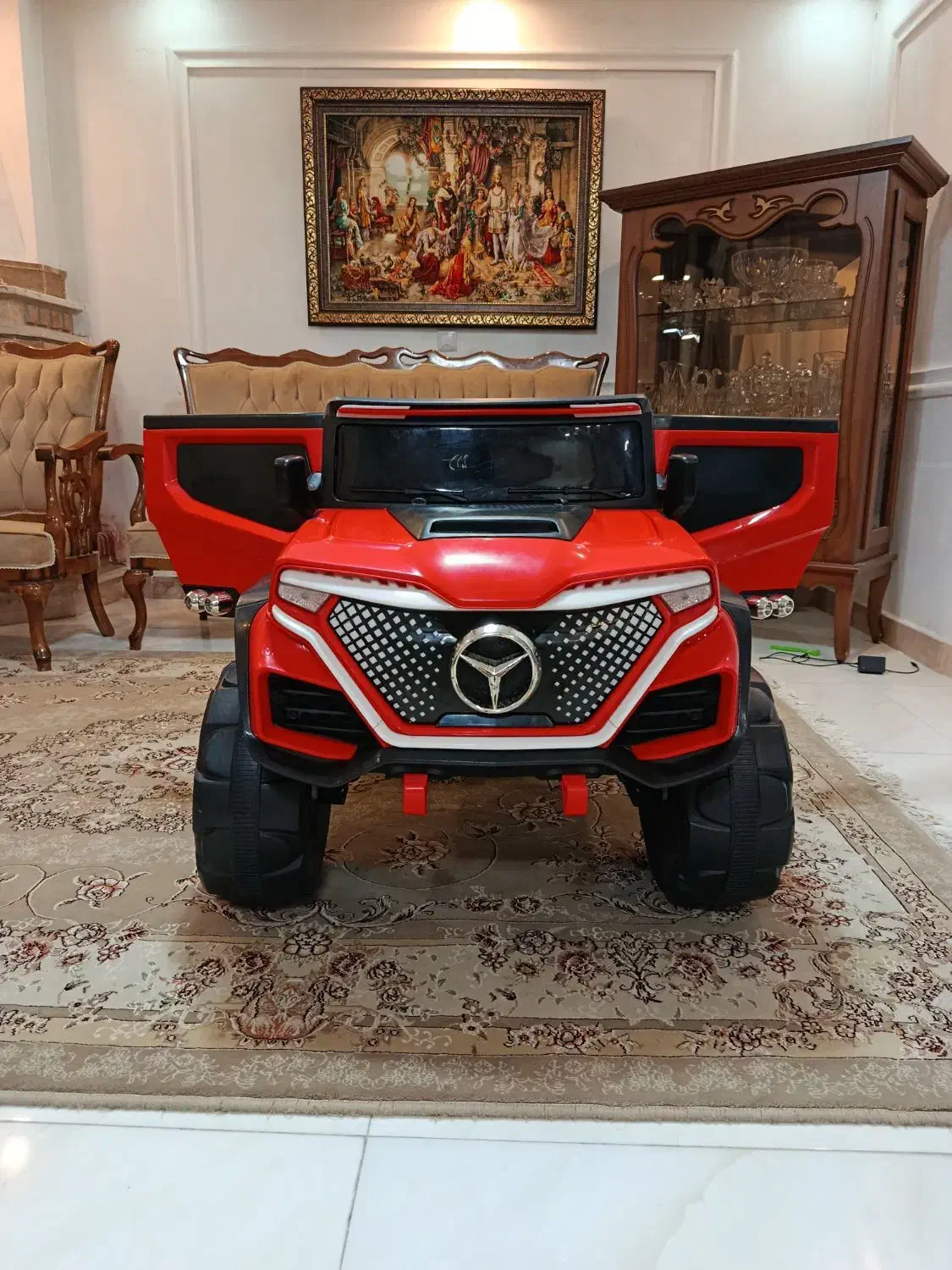 ماشین شارژی بنز شاسی افرودی چهار موتور در حدنو|اسباب‌‌بازی|چالوس, |دیوار