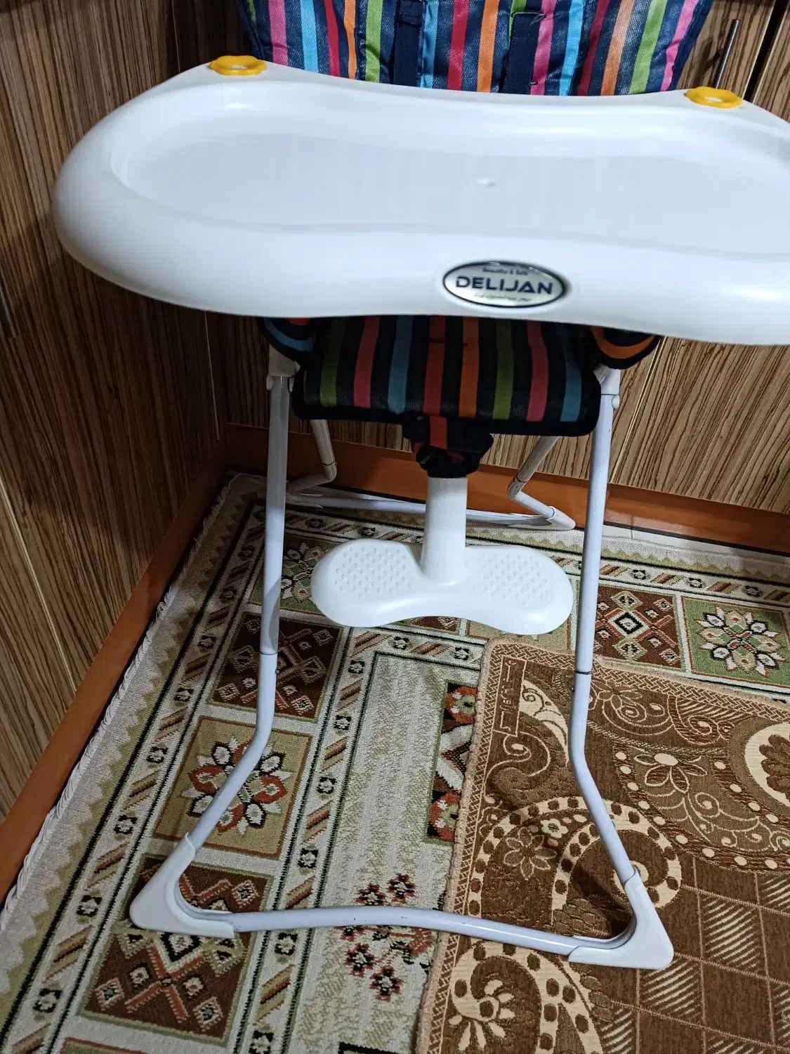 صندلی غذای کودک تاشو مارک دلیجان|اسباب و اثاث بچه|فولادشهر, C4|دیوار