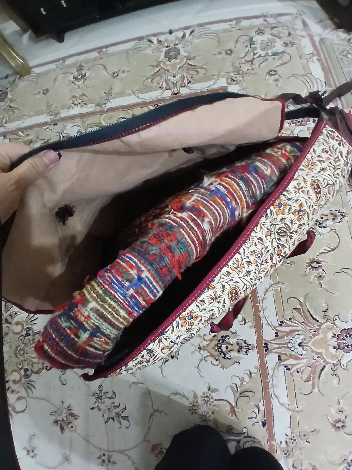 گبه دست باف ایرانی|گلیم، جاجیم، گبه|مشهد, هفت تیر (حافظ)|دیوار