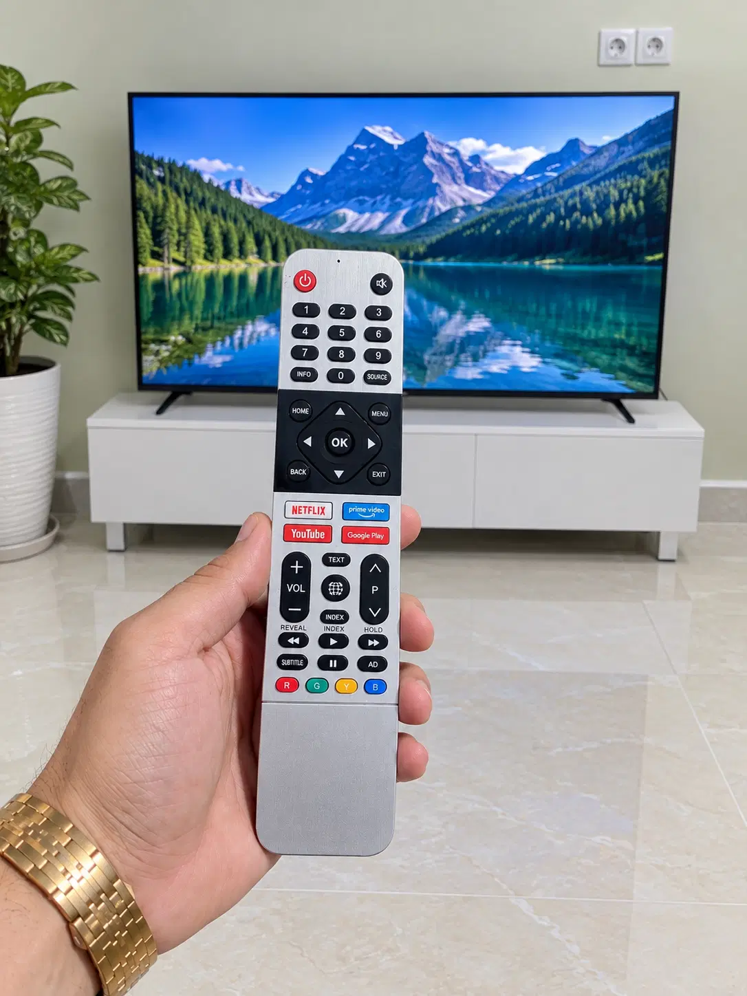 تلویزیون ۵۵ اینچ DAEWOO 4K Smart Android|تلویزیون و پروژکتور|تهران, چیتگر جنوبی|دیوار