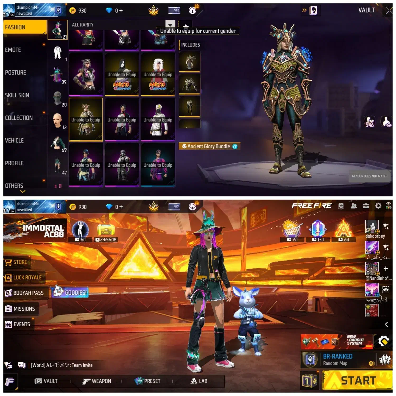 فری فایر لول ۵۶|کنسول، بازی ویدئویی و آنلاین|قوچان, |دیوار