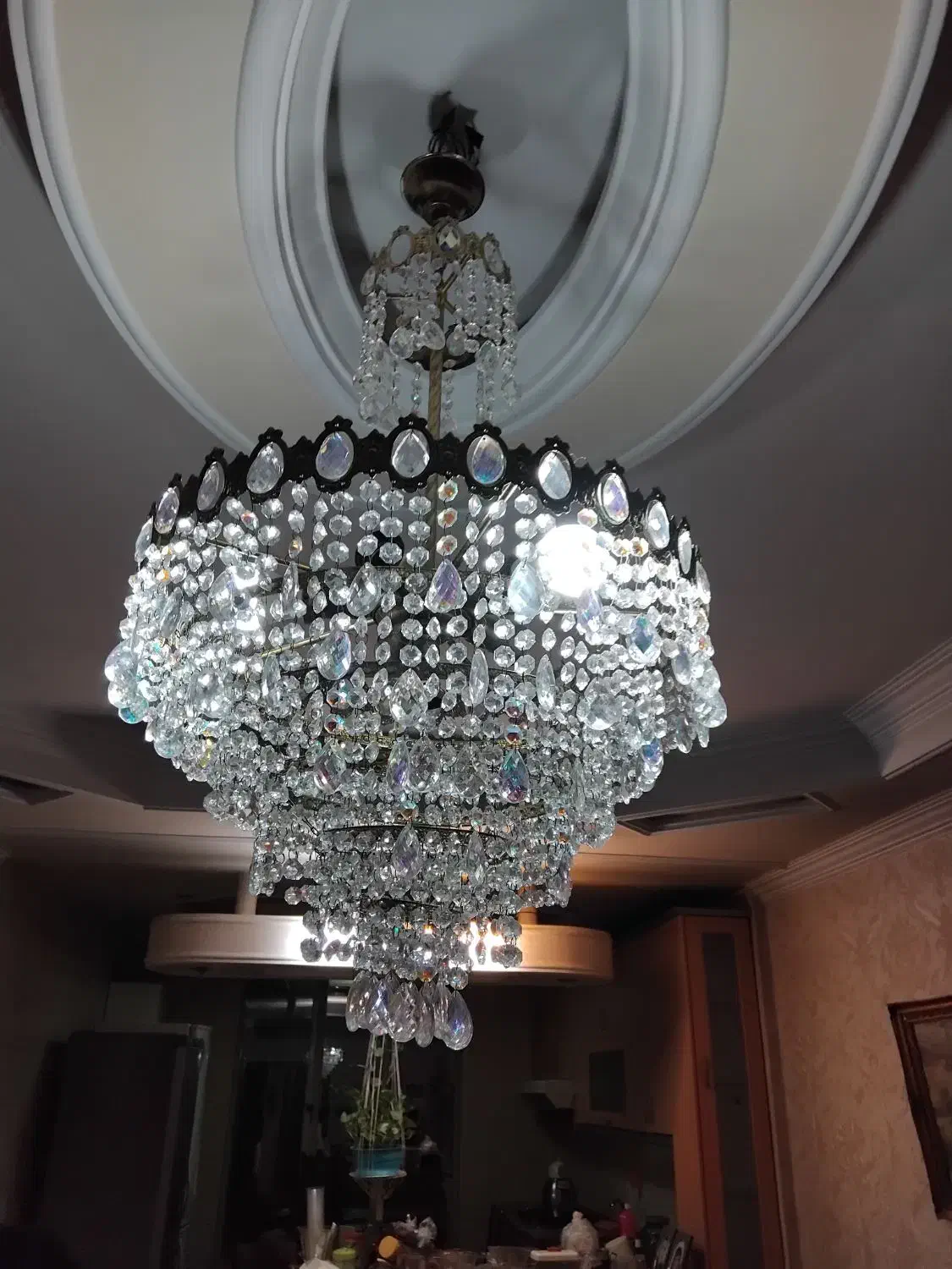 لوستر|لوستر و چراغ آویز|تهران, دهقان|دیوار