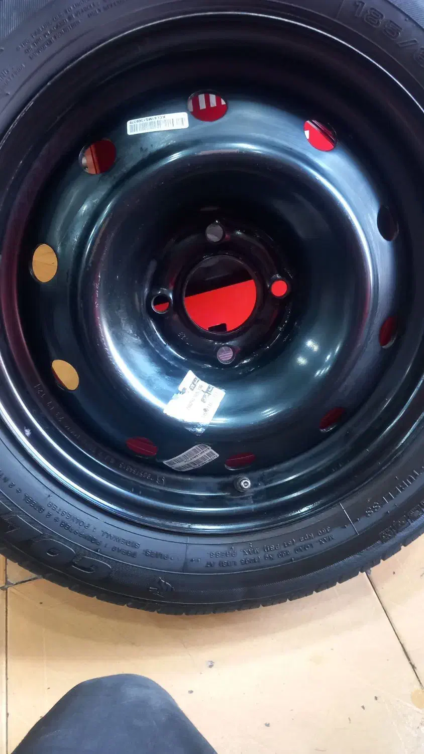 4عدد رینگ لاسیتک فابریکی تمیز|قطعات یدکی و لوازم جانبی|اهواز, کوی آغاجاری|دیوار