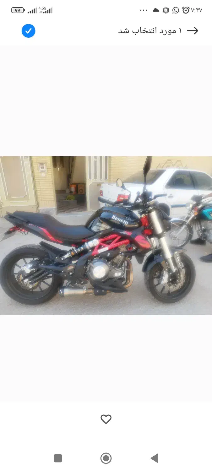 فروش بنلی|موتورسیکلت|کازرون, |دیوار