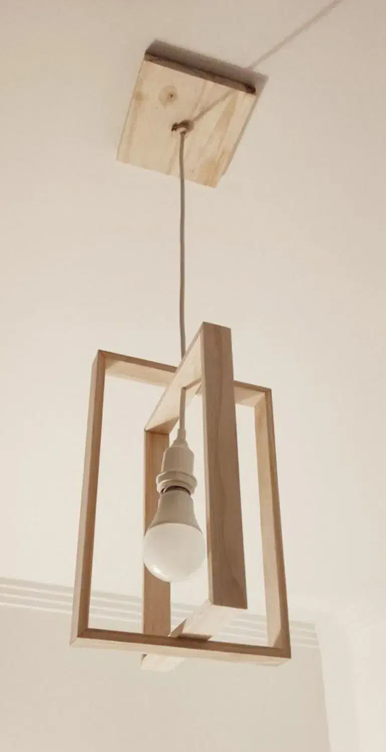 لوستر چوبی|لوستر و چراغ آویز|نیشابور, شهید بهشتی|دیوار