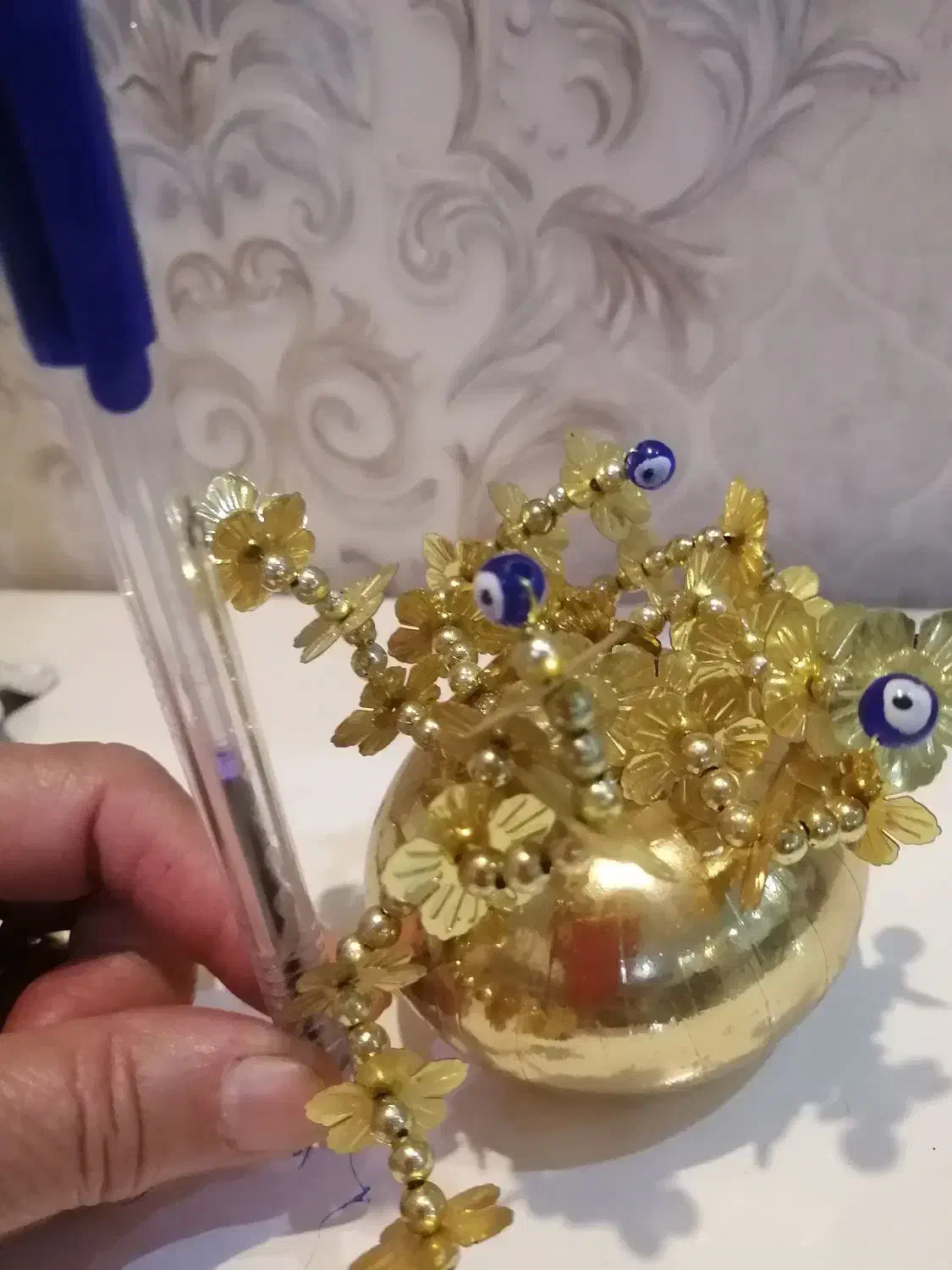 چند تا گلدون قشنگ وکاربردی|گل مصنوعی|محمدیه-قزوین, |دیوار